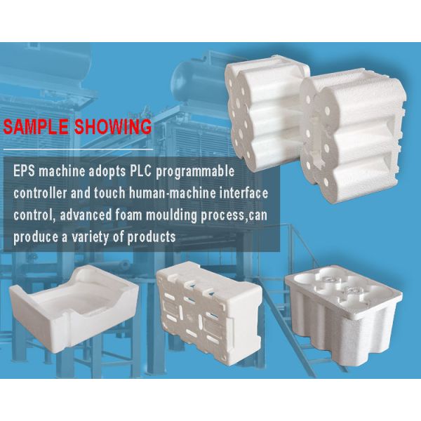 Vacuum Shape Vegetable Box Molding Machine Expanded Eps Foam EPS Expandable Polystyrene Beads Making Machine Fish Box Automatic