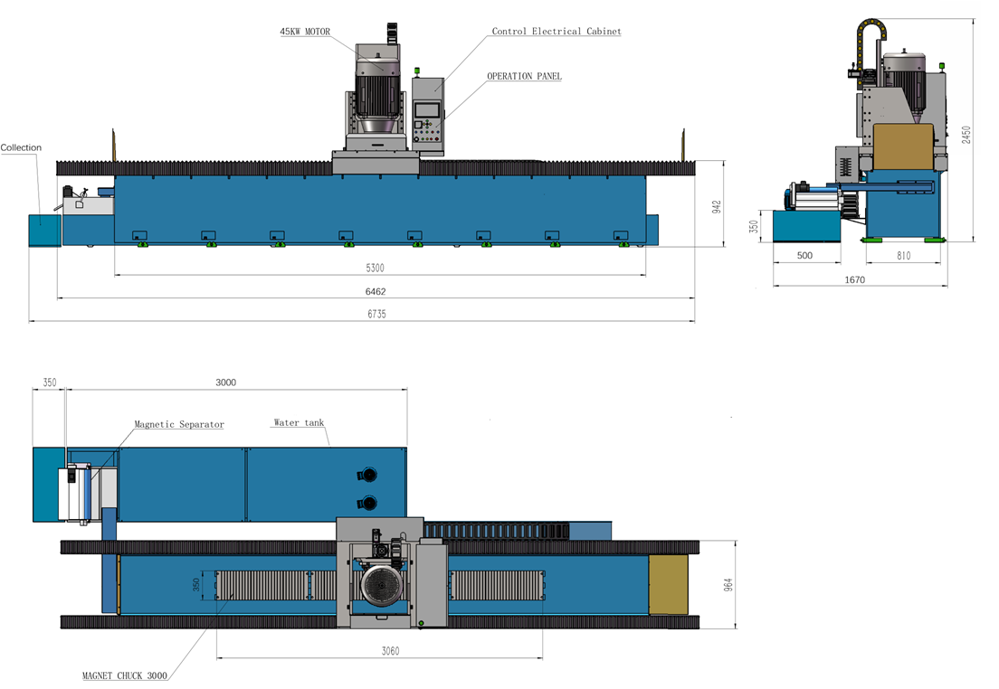 Surface and Knife Grinding Machine, Heavy Duty Grinding Surface Machine, Production Knives Grinding Machine,  Production Surface Grinding Machine, Production Knives Grinder