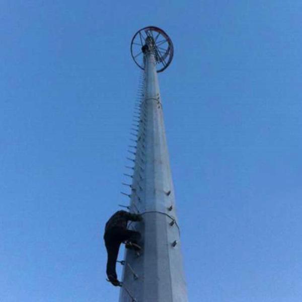 Q345 20m Tubular Steel Tower Hot Dip Galvanized Steel And Alloy Structural Steel Customizable