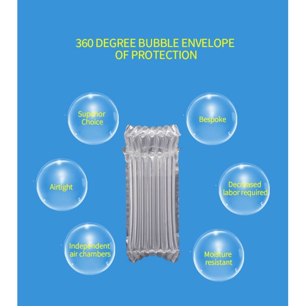 Воздух 750ML 3cm заполнил упаковывая сумки для упаковки вина