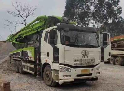 287KW Power Used Concrete Pump Truck 49M Vertical Reach With FAW Chassis