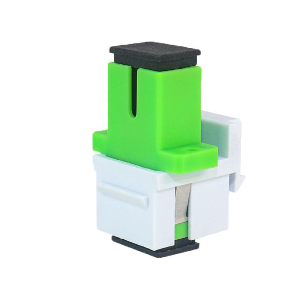 SC-SC Structure Fiber Optic Adapter with In Flange Design and UPC APC Polish for Secure Connectivity