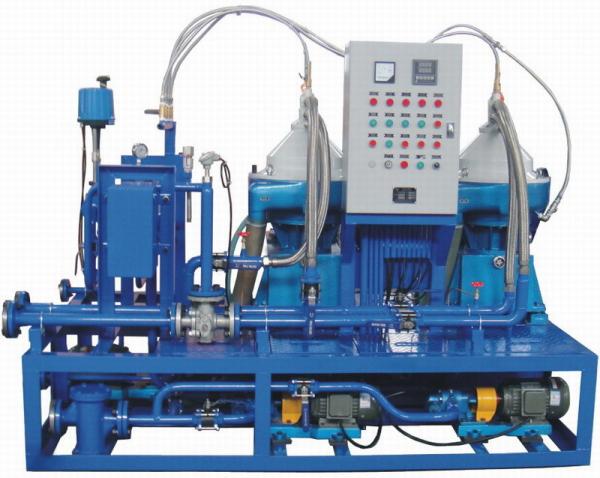 2000-10000 L/H MDO Power Plant Fuel Oil Purifier System , Oil Filtration Equipment
