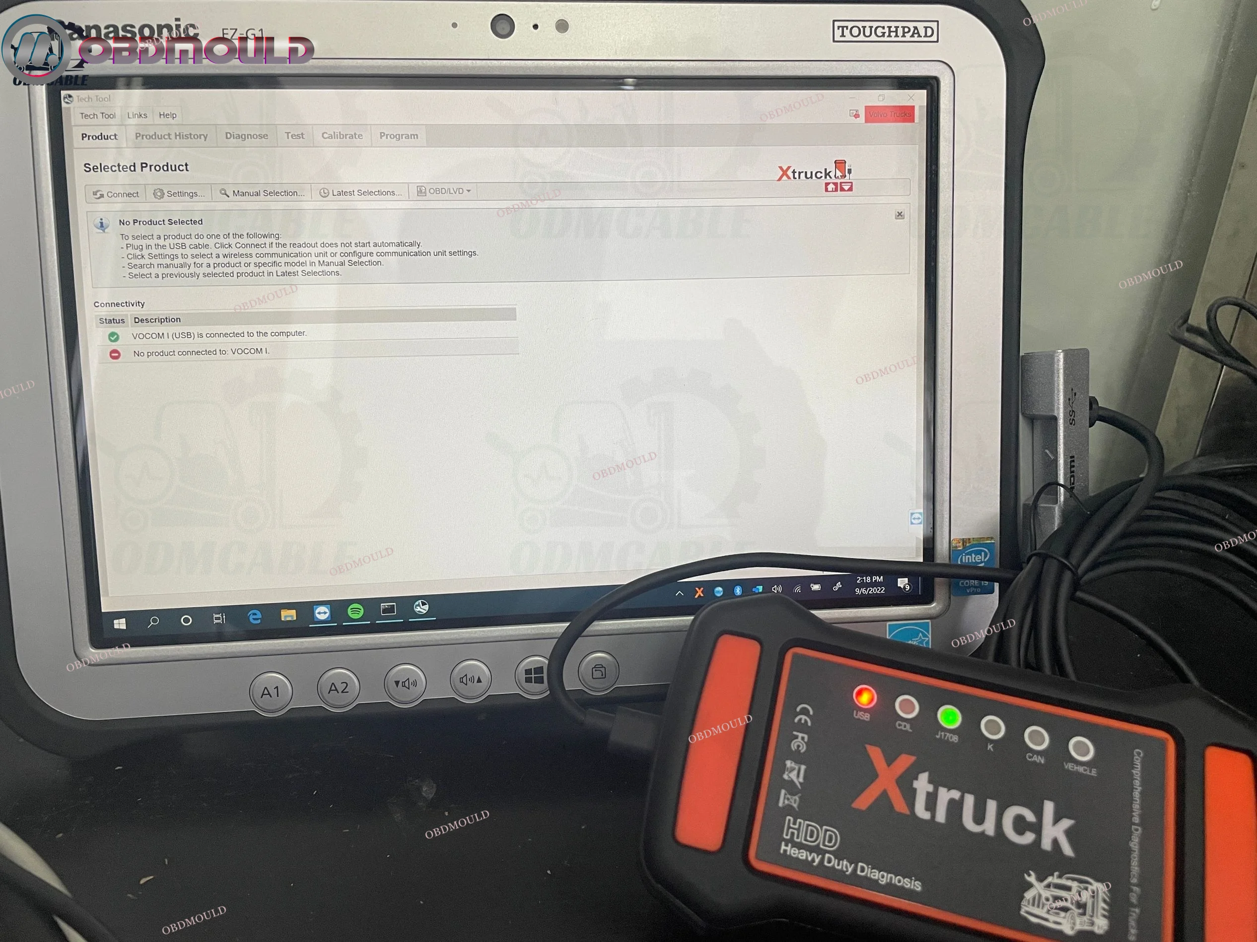 Многомарка XTRUCK Y009 Многомарка строительная техника Сканер грузовика OBD диагностический инструмент Сканер транспортного средства + CF53