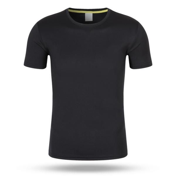 Camisa de secagem rápida do Gym T do esporte das camisas 140gram do Spandex feito sob encomenda T