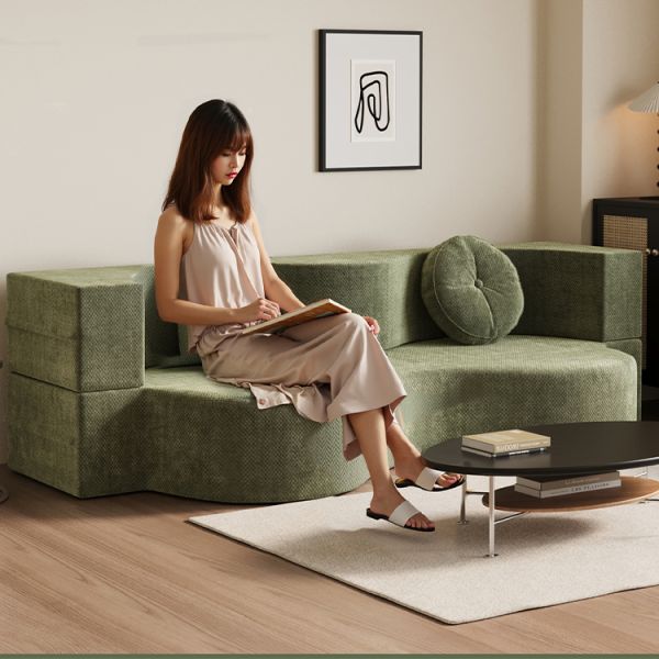 MOYI Modern  Compressed Vacuum Sofa Set Living Room Furniture with Sponge Filling