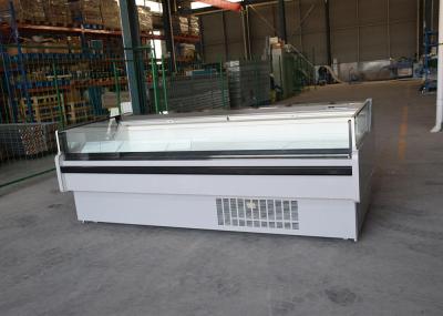 Refrigerar de ar superior aberto do refrigerador R290 da carne fresca de contador de serviço do auto