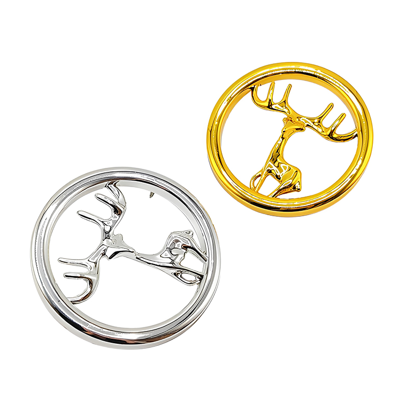Golden Deer-Shaped Sofa Buttons Nordic Style Decorative Buttons for Headboards & Curtains