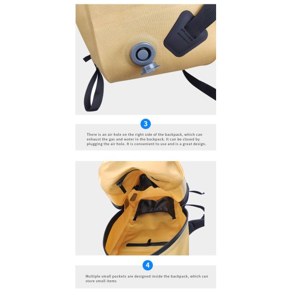 13Л делают рюкзак водостойким альпинизма герметичным для на открытом воздухе рыбной ловли