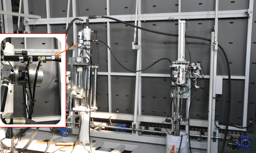 Insulated Glazed Glass Double Systems Sealant Sealing Line For Insulating Glass