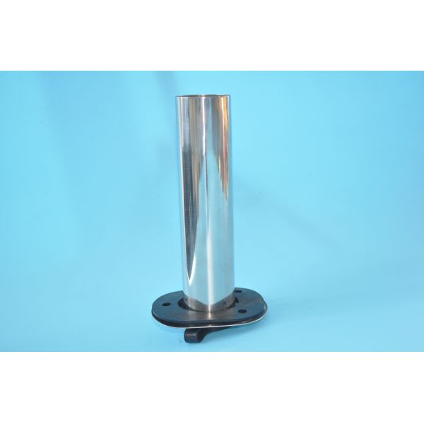 Fishing Rod Holder  Stainless Steel Flush Mount Polished 90 degree Isure Marine