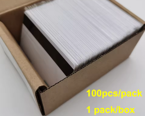 Scratch Resistant PVC Blank Cards Cr80 30Mil RFID Smart Cards For Credit Gift Photo ID Badge
