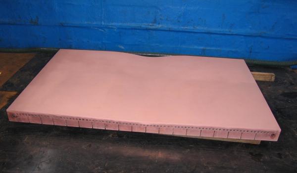 Narrow Side Copper Plated Aluminum Sheet Flat Optional Size Electical Conductivity