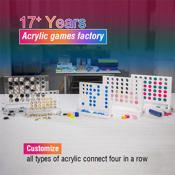 Giant Outdoor  Cutsom Colorful Acrylic Connect 4 Game