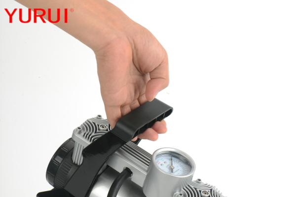 compressores de ar portáteis elétricos Cyliner dobro do veículo 12vdc com luz