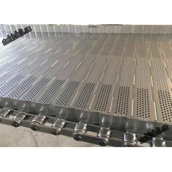 конвейерная лента плиты тангажа SUS304 5mm штанга 25.40mm для стирки