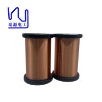 0.075 mm Fil émaillé de classe 180 Fil d'enroulement en cuivre revêtu d'émail