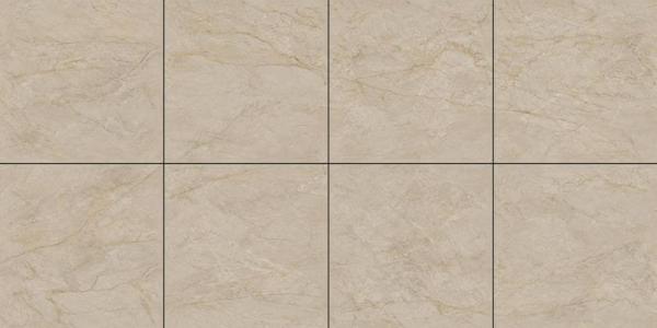 1200x1200mm Polished Glazed Porcelain Tile Light Yellow 0.5% W.A
