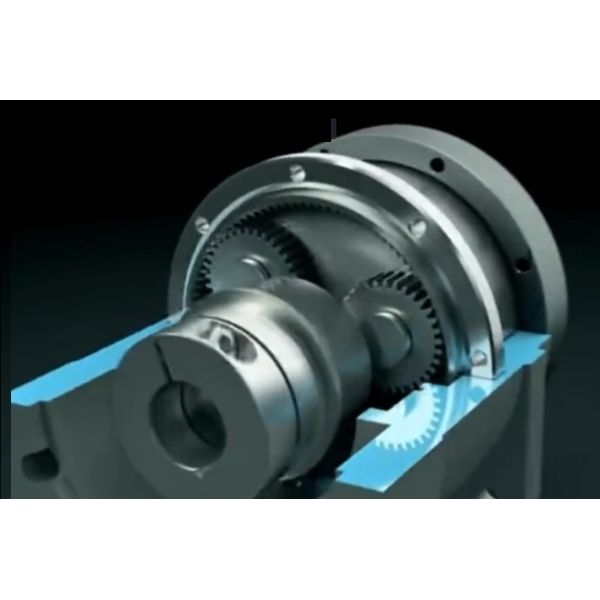 Redução planetária de engrenagem reta de metal Peças de reposição elétricas industriais Série ZPT