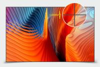 Pantalla del mosaico del LCD del bisel de la pared 200W 1920*1080 1.8m m de la TVAD