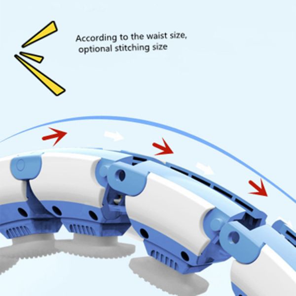 Body Slimming Detachable Fitness Hula Hoops With Mobile Gravity Ball