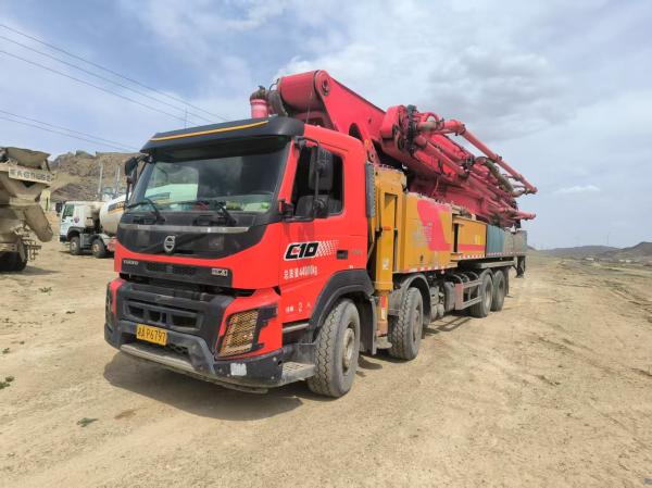 Sany 62m Used 2021 Concrete Boom Pump Truck SYM5440THBV 80 km/h
