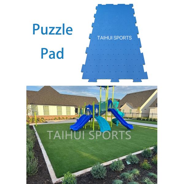 Soft Fall Interlocking Safety Mat with 10-100mm Thickness and HIC & CFH Ensured Playground Shock Pad