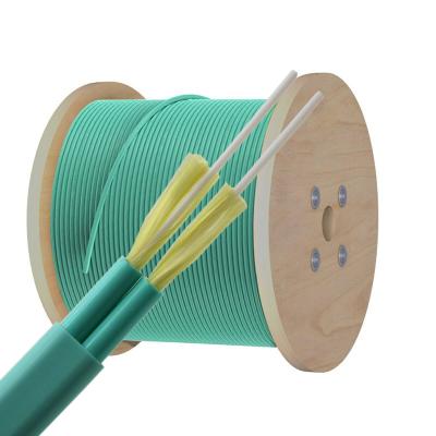 Multimode Indoor Fiber Optic Cable 2 Core Gjfjv Gjfbjv Duplex For Patch Cord