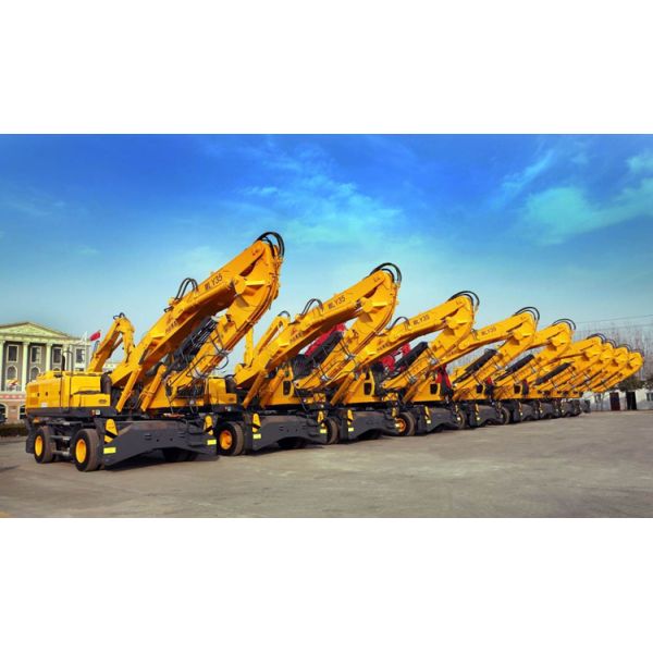 Electic Fuel Power Material Handling Wheeled Crane WLYS35 Grab Crane