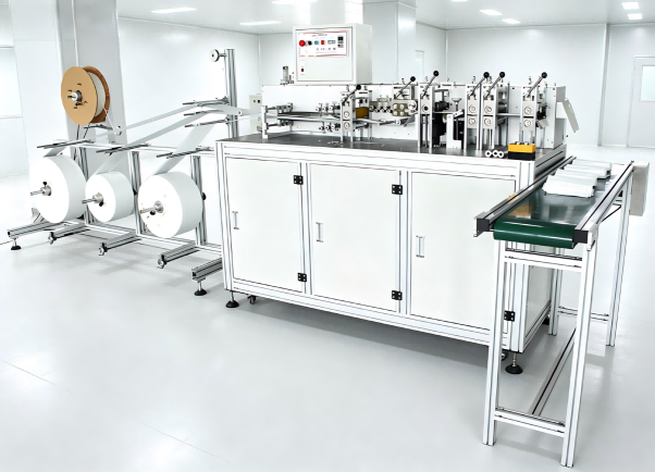 Automatic Activated Carbon Mask Blank Machine | 5-Ply Industrial PPE Equipment