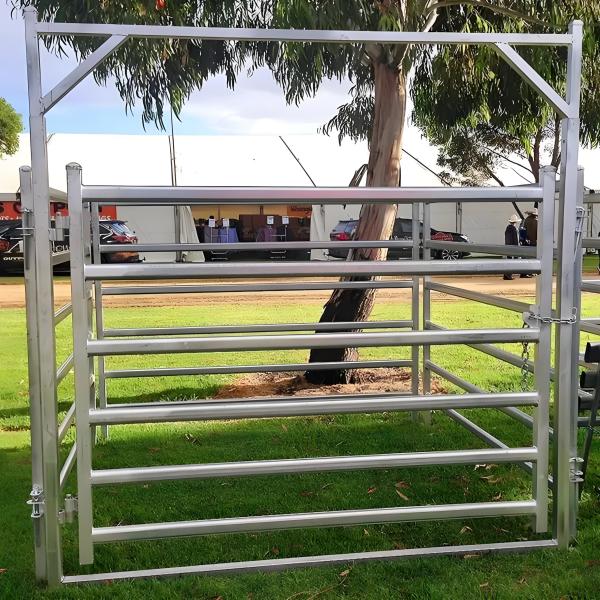 EUA Painel de vedação de gado pesado Painéis de caneta redonda anti-cavalo quebrado