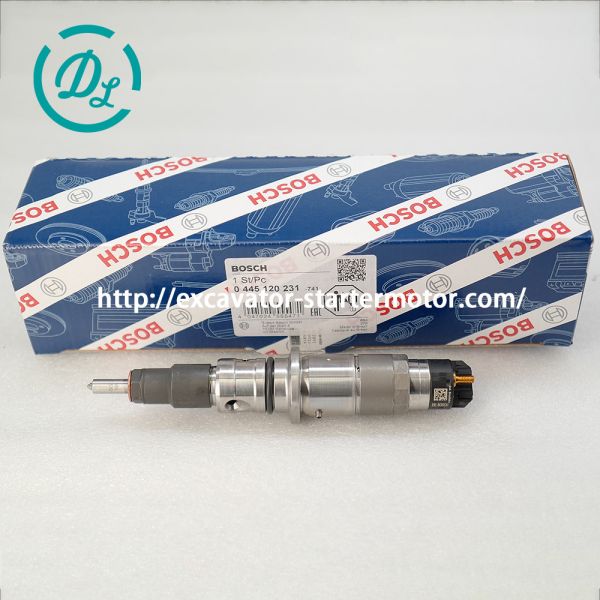 EexcavaStart Bosch Komatsu Fuel Injector 0445120231 6754-11-3011 5263262