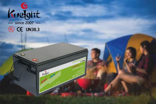 caravana do curso da bateria de Ion Battery Lifepo 4 do lítio de 12.8v 300ah para o sistema do picovolt