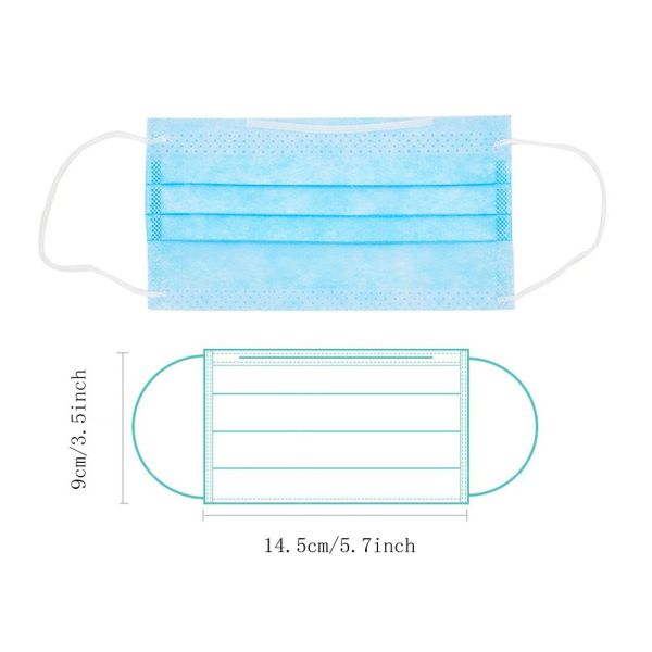 Ear Wearing Disposable Kids Mask , Children's Medical Face Masks