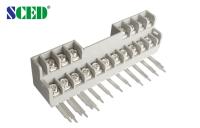 Calibre de diâmetro de fios do poder 14 - 24 do passo do bloco terminal da barreira de 15A 18 x 2P 7.62mm