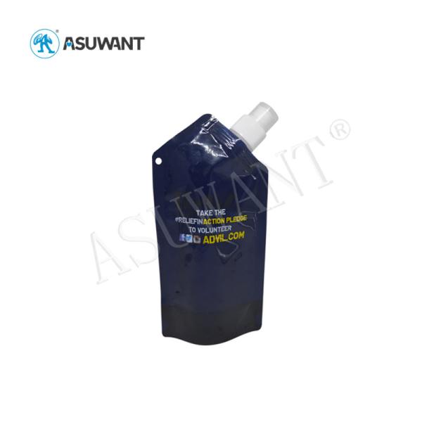Liquid Stand Up Spout Pouch 110-130 Mic Eco - Friendly Recycled Material With Nozzle