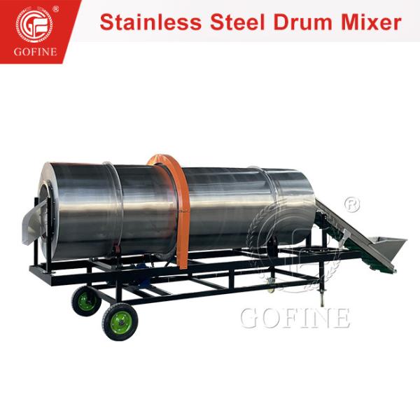 Large Volume Stainless Steel Tumbler Mixer For Homogeneous Mixing