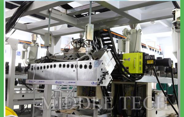 Bimetallic Plastic Sheet Extrusion Line PLC Control For Chemical Industry
