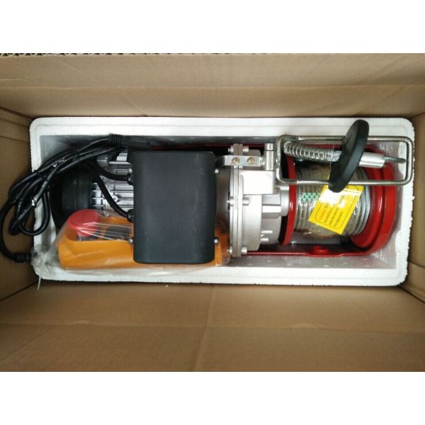 Малошумный мини электрический подъем провода с Мовинг крюком вагонетки одиночным или двойным