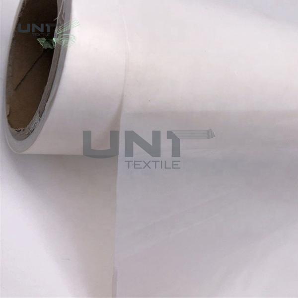White Garment Adhesive Hot Melt Fusible Film 150cm Width