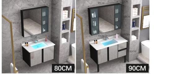 ECO Bathroom Wash Basin Cabinet Living Room Wash Basin Designs With Cabinet