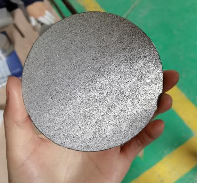 Materiais porosos dos discos redondos