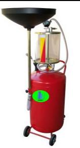 8 Bar Mobile 1.6L Waste Oil Drainer Extractor With Lift Tank