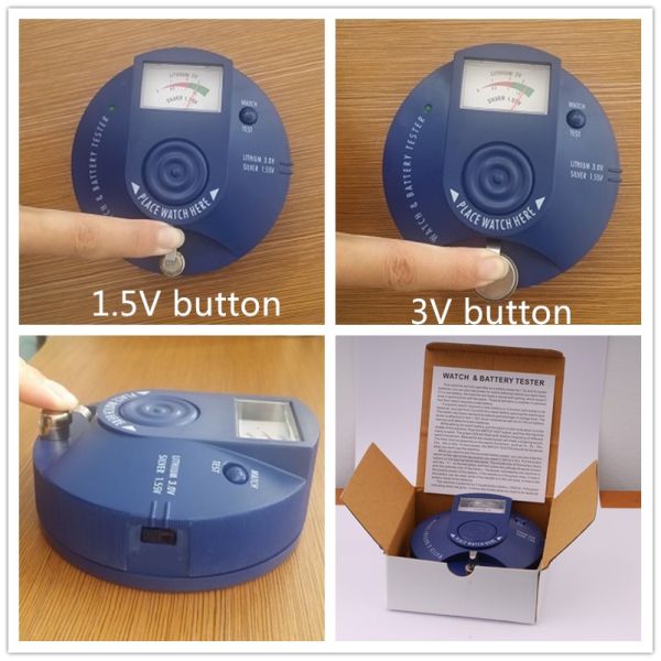 Analog Watch Button Battery Meter Digital Battery Load Tester