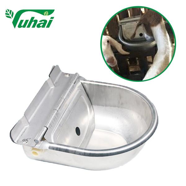 SS304 Taça de água para animais de estimação Garrafa de água para animais de aço inoxidável com bola flutuante