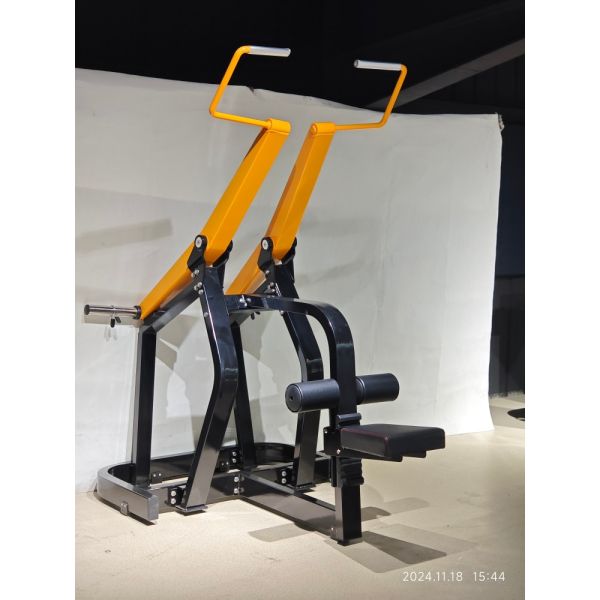 Commercial Indoor Gym Fitness & Body Building Machine Plate Loaded Lat Pull Down &Vertical Traction Front Pulldown