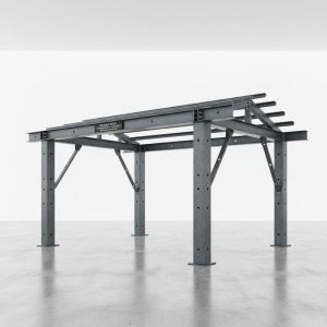 Pre-engineered Steel Structure with 200 Km/h Wind Load PTFE Coating and Bolt and Welded Connection for Durable Performance
