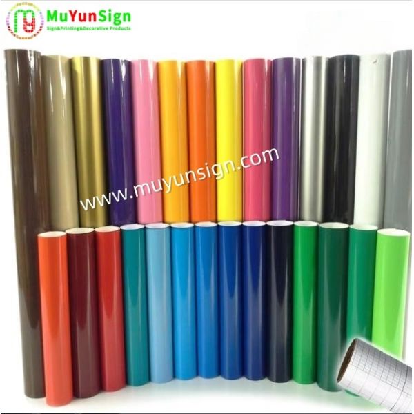 Lettering Color Vinyl Film Glossy / Matte Waterproof Car Decals