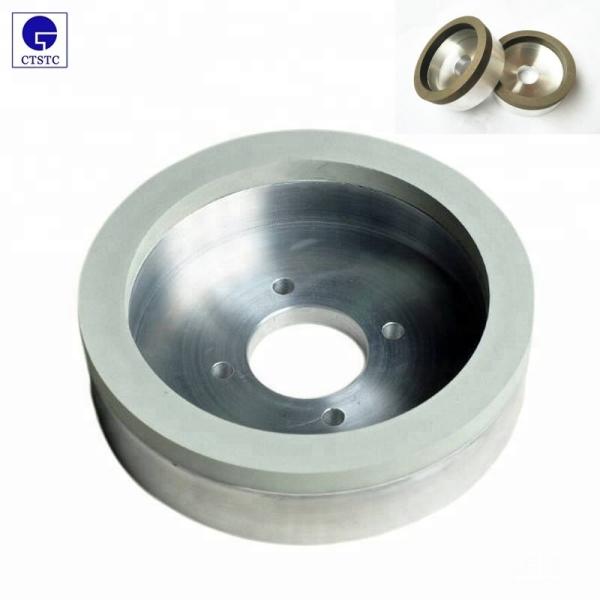 Durabilité Roue de meulage au diamant Longue durée de vie Roue de refroidissement en argent