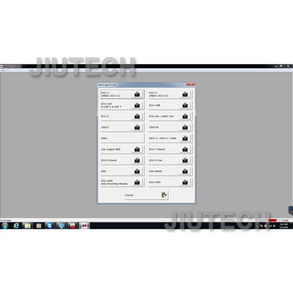 Муту Диагностический сканер дизельного грузовика Компьютер USB на 2.72 ПО